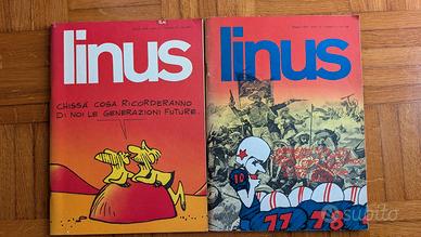 Linus 1976 – Lotto 2 numeri (Maggio e Ottobre)