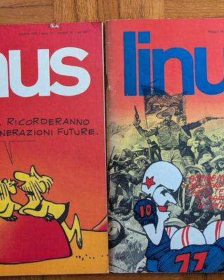Linus 1976 – Lotto 2 numeri (Maggio e Ottobre)