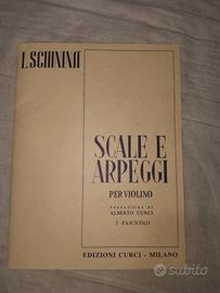Scale e Arpeggi per Violino L. Schinina 