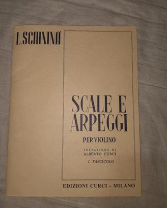 Scale e Arpeggi per Violino L. Schinina 