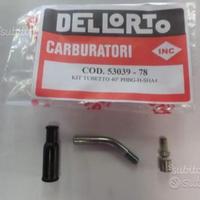 Kit tubetto curvetta 40° carburatore dell'orto PHB