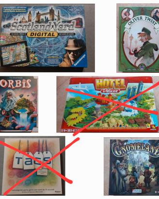 Lotto 4 giochi da tavolo 