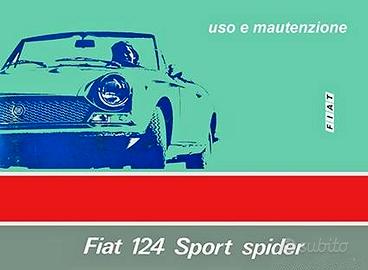 Libretto uso Fiat 124 Sport Spider 1974