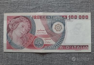 Banconota Lire Botticelli 