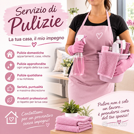 Pulizie, Commessa, Babysitter