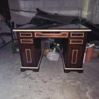 scrivania legno massello 