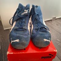 Scarpa Puma Speedcat in pelle scamosciata blu