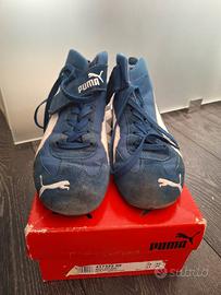 Scarpa Puma Speedcat in pelle scamosciata blu