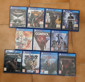 Giochi PS4 (prezzati singolarmente)