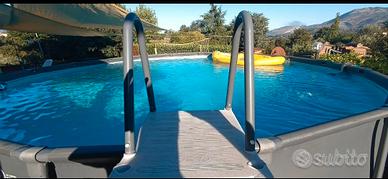 Piscina rotonda Intex 5,50 m alta 1,32m