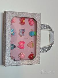 Set 12 Anelli Bambina con scatola