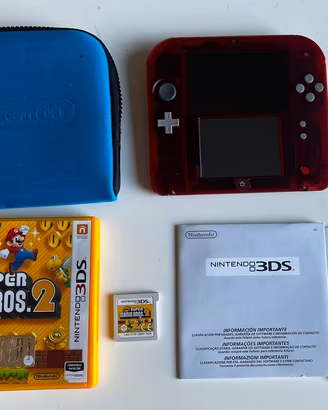 Nintendo 2DS con custodia + gioco