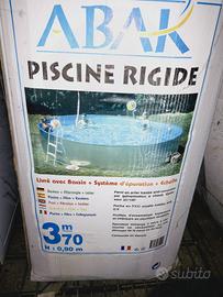 Piscina rigida fuori terra ABAK Ø 3,70 m nuova