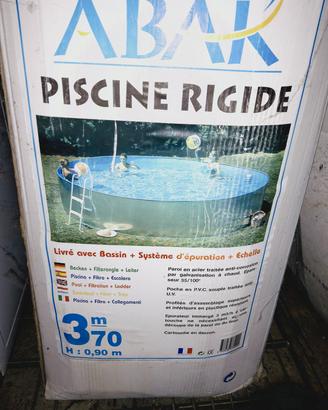 Piscina rigida fuori terra ABAK Ø 3,70 m nuova