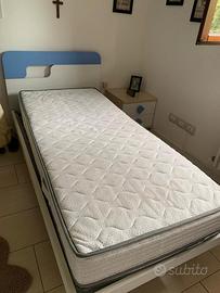 Letto singolo con materasso