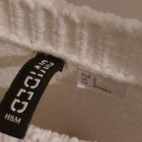 Maglioncino girocollo H&M, bianco ottico 
