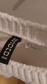 Maglioncino girocollo H&M, bianco ottico 