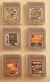 Lotto di 6 Giochi per Game Boy