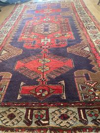Tappeto turco vintage fatto a mano 220x124