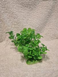 Pianta finta da acquario alta circa 12 cm