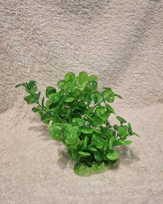 Pianta finta da acquario alta circa 12 cm