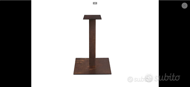 3 Base Tavolo Bar h.73cm da 50x50cm Bronzo