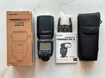 Yongnuo flash YN600EX-RT II per Canon – Completo