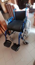 Carrozzina disabili E-Light più accessori