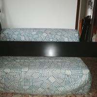 Mensola nera grande nuova