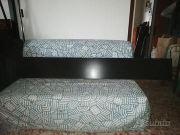 Mensola nera grande nuova