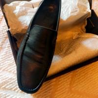 mocassini uomo neri Amedeo Testoni 