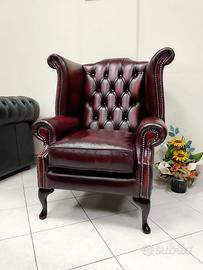 poltrona chesterfield chester queen anne nuova 