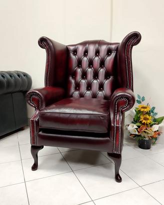 poltrona chesterfield chester queen anne nuova 