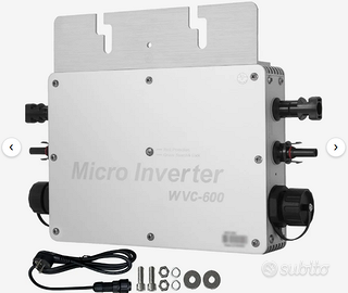 MICRO INVERTER VEVOR 600 WATT - USATO UNA VOLTA
