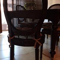 sedie con impagliatura di Vienna 