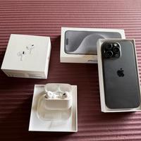 Iphone 15 pro max 256 + cuffie air pods pro