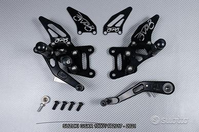 Pedane arretrate SUZUKI GSXR 1000 / R 2017 - 2021
