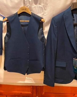 Completo abito classico tre pezzi uomo