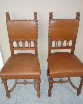 poltroncine in legno