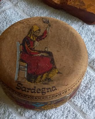 cofanetto/scatola di sughero sardegna buone condiz