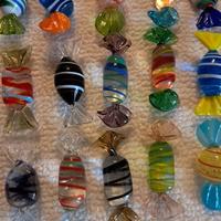 39 caramelle decorative vetro Murano