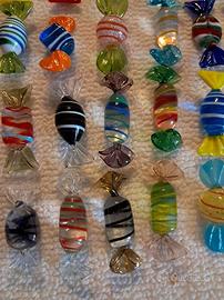 39 caramelle decorative vetro Murano
