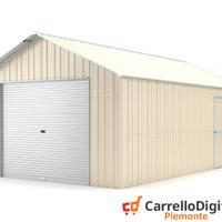 Baracca cantiere 438x724 saracinesca 585kg beige