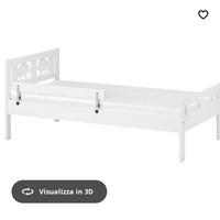 Letto bambini lunghezza 165 cm