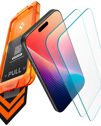 Spigen 2 pezzi vetro temperato iphone 17 pro align