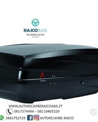 BOX BAULE PORTATUTTO BICUBE 400 NERO OPACO MARCA G