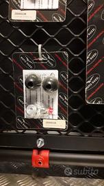 TERMINALI MANOPOLE "ROUND" NERI MOTO GUZZI