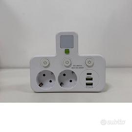 multipresa con schuko/usb