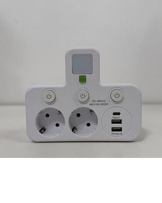 multipresa con schuko/usb