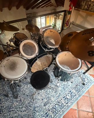 Batteria Gretsch Catalina Ash Verde/Nera Completa